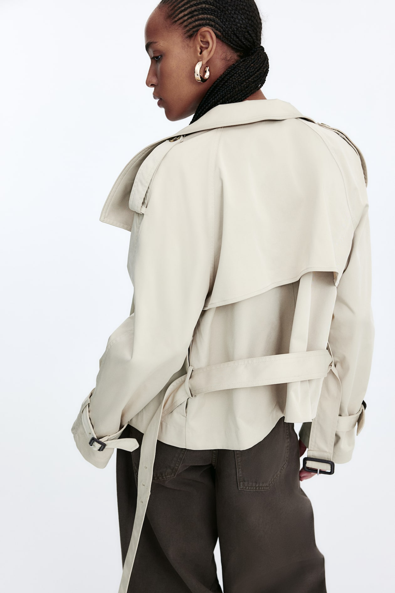 ZADIYA™ | Short Trench Coat