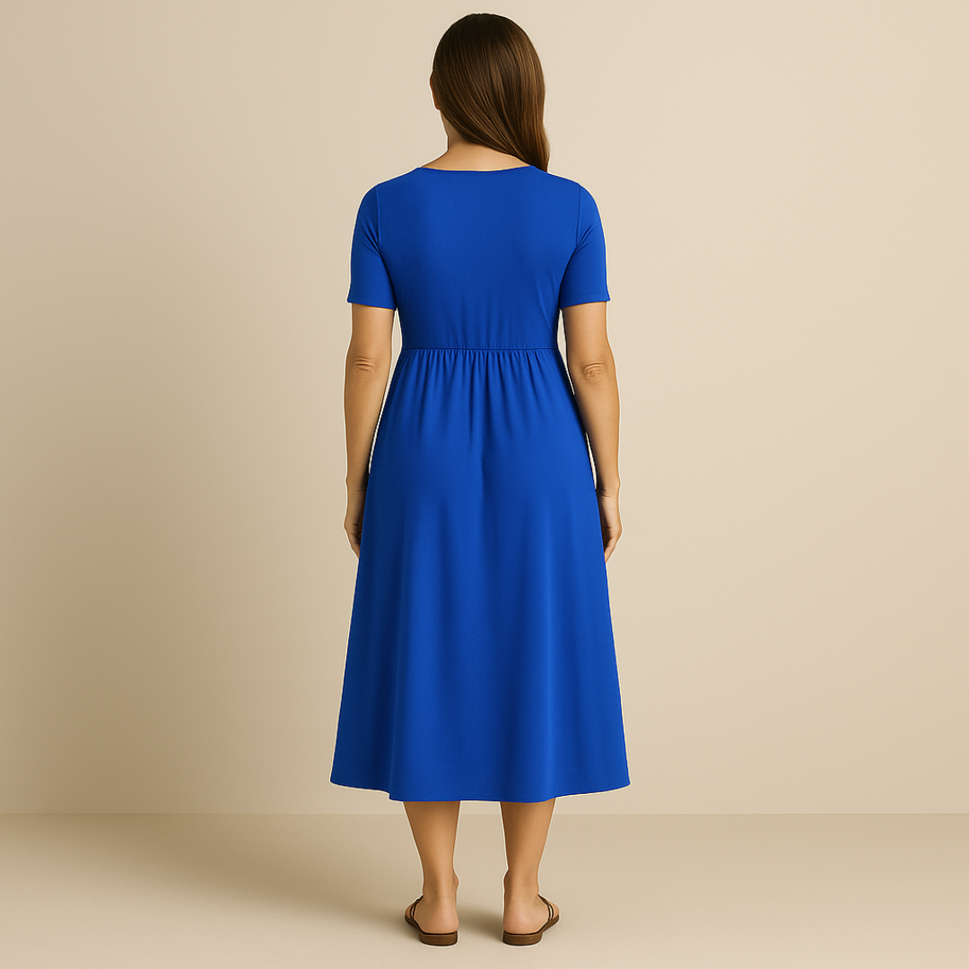 ZADIYA™ | AIRY A-LINE MAXI DRESS