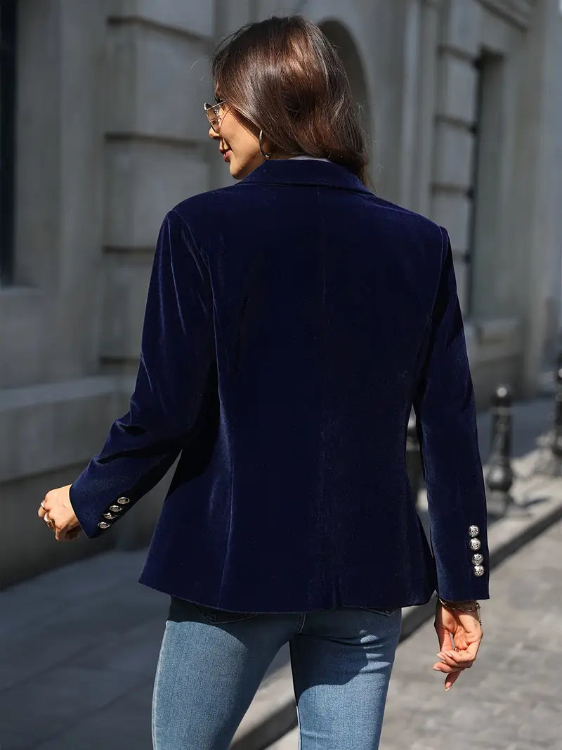 ZADIYA™ | Elegant Velvet Blazer
