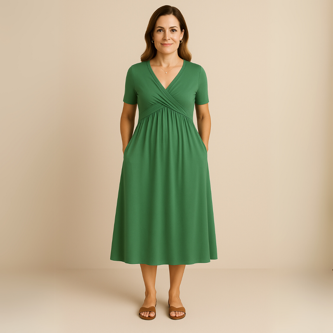 ZADIYA™ | AIRY A-LINE MAXI DRESS