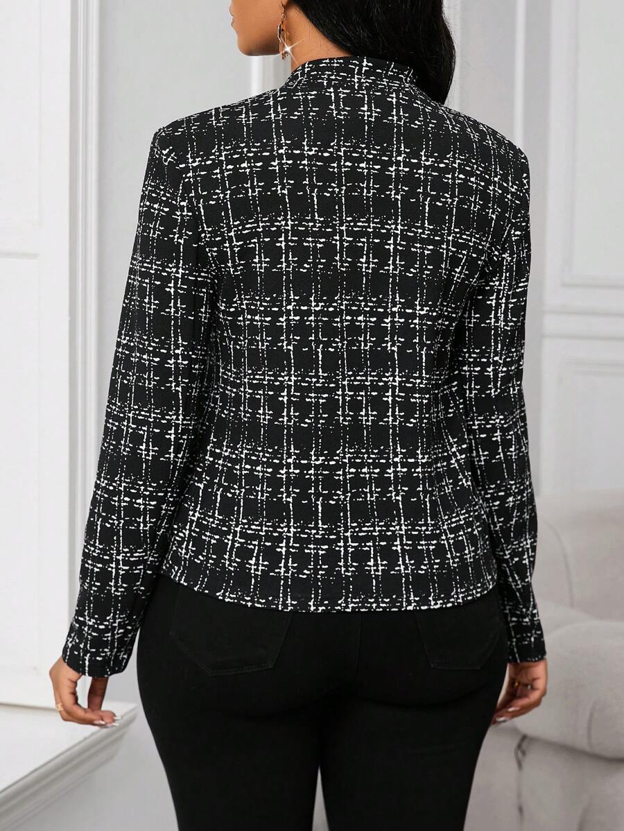 ZADIYA™ | Chic Plaid Blazer