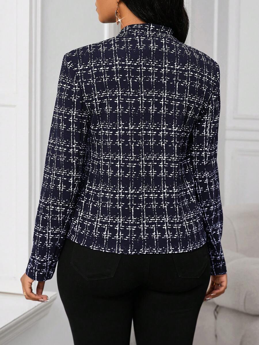 ZADIYA™ | Chic Plaid Blazer