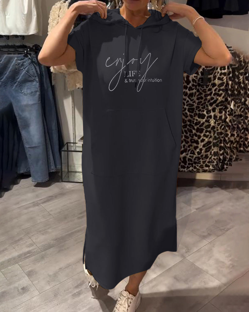 ZADIYA™ | Casual Hoodie Dress