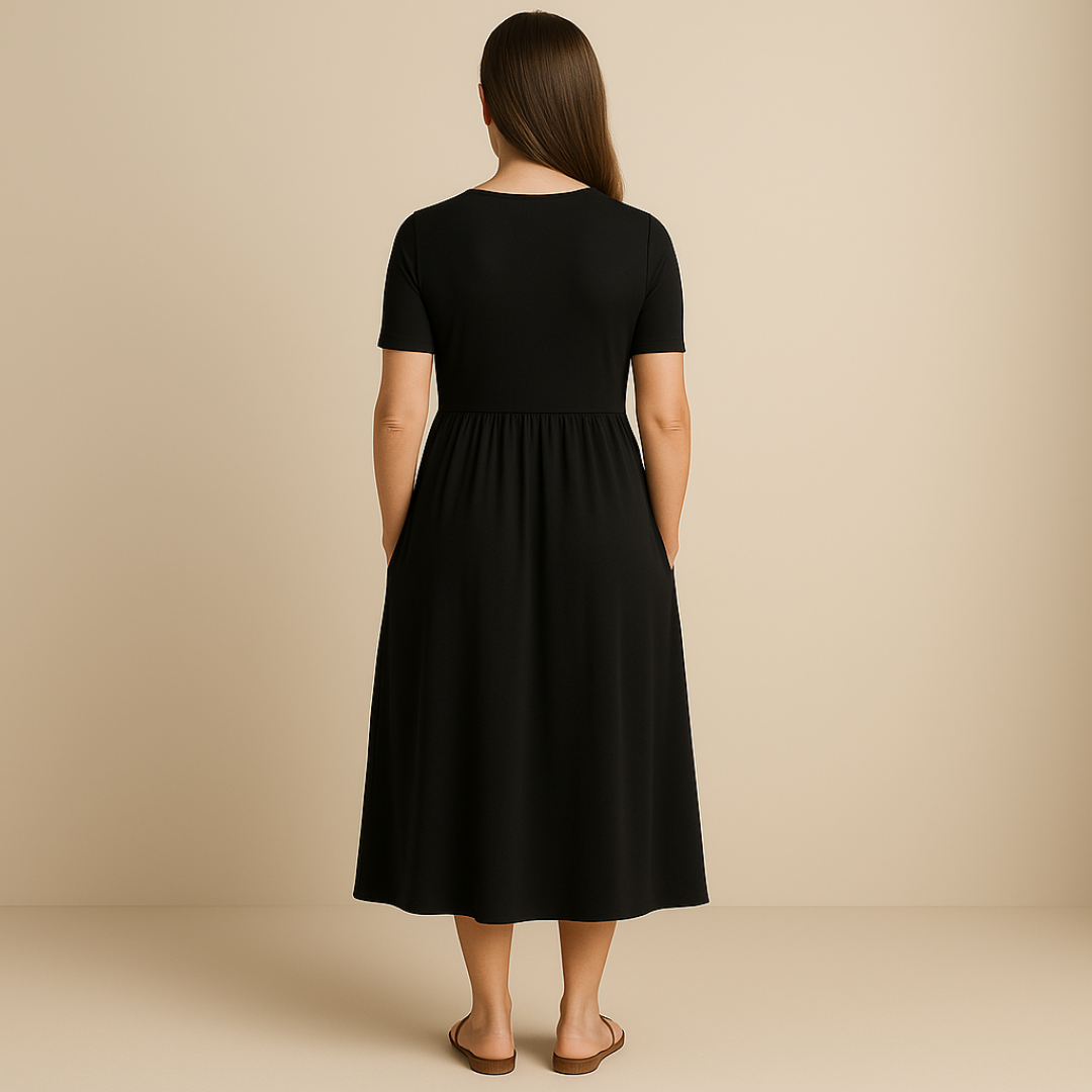 ZADIYA™ | AIRY A-LINE MAXI DRESS