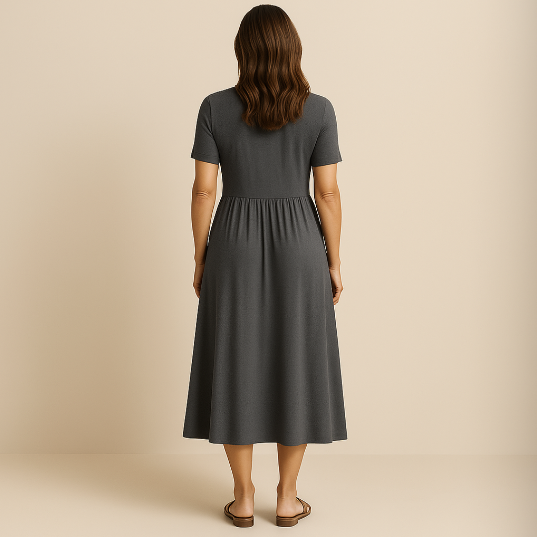 ZADIYA™ | AIRY A-LINE MAXI DRESS