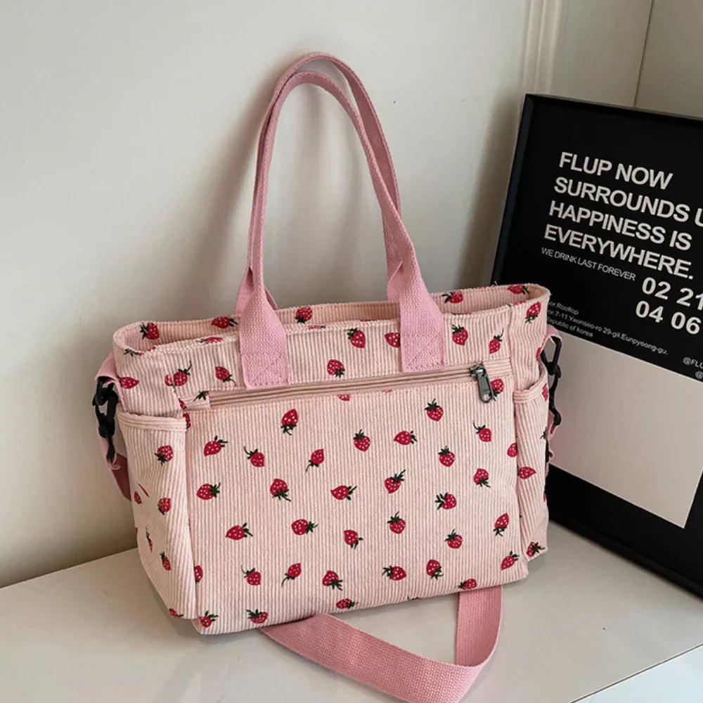 ZADIYA™ | STRAWBERRY TOTE BAG