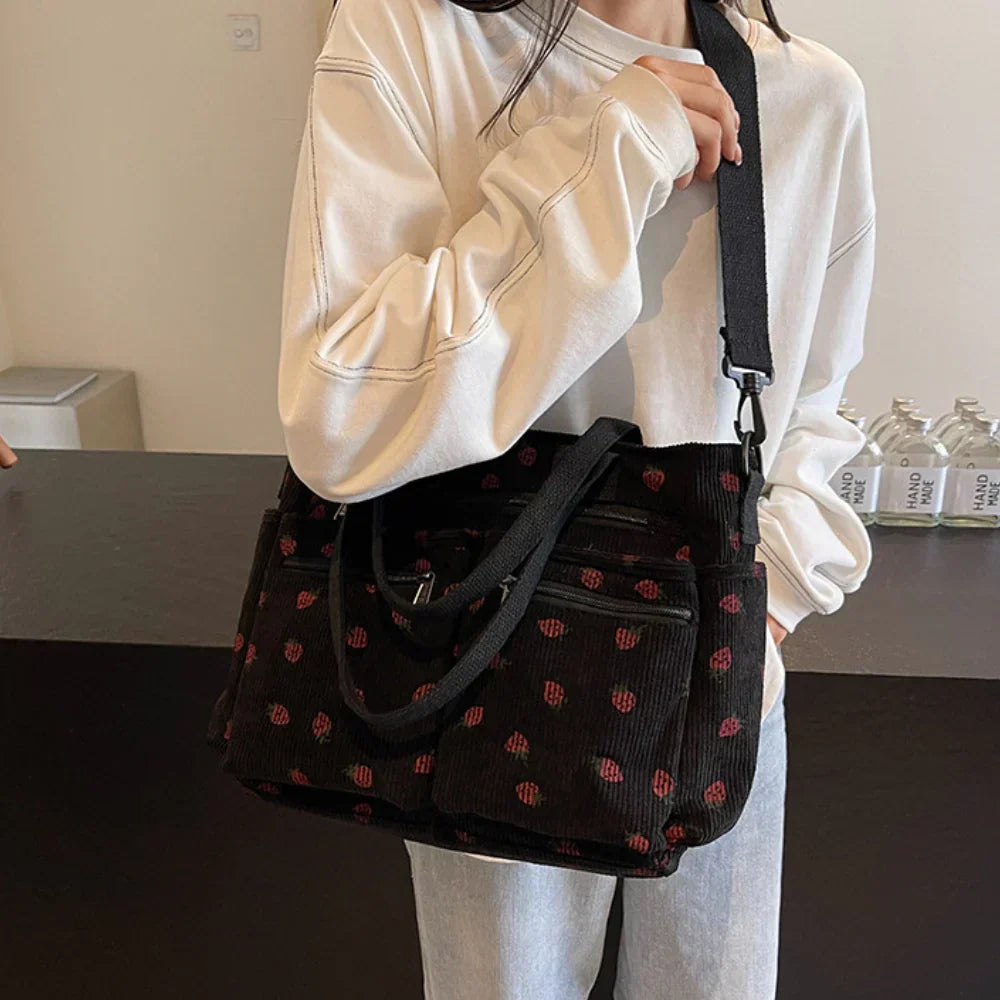 ZADIYA™ | STRAWBERRY TOTE BAG