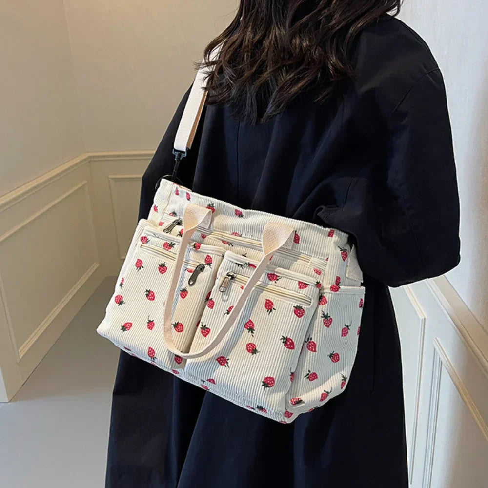 ZADIYA™ | STRAWBERRY TOTE BAG