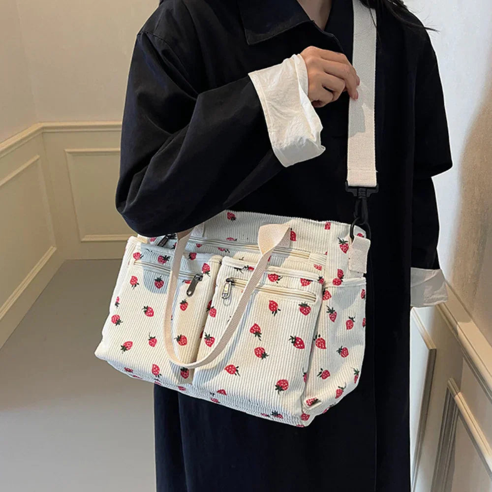 ZADIYA™ | STRAWBERRY TOTE BAG