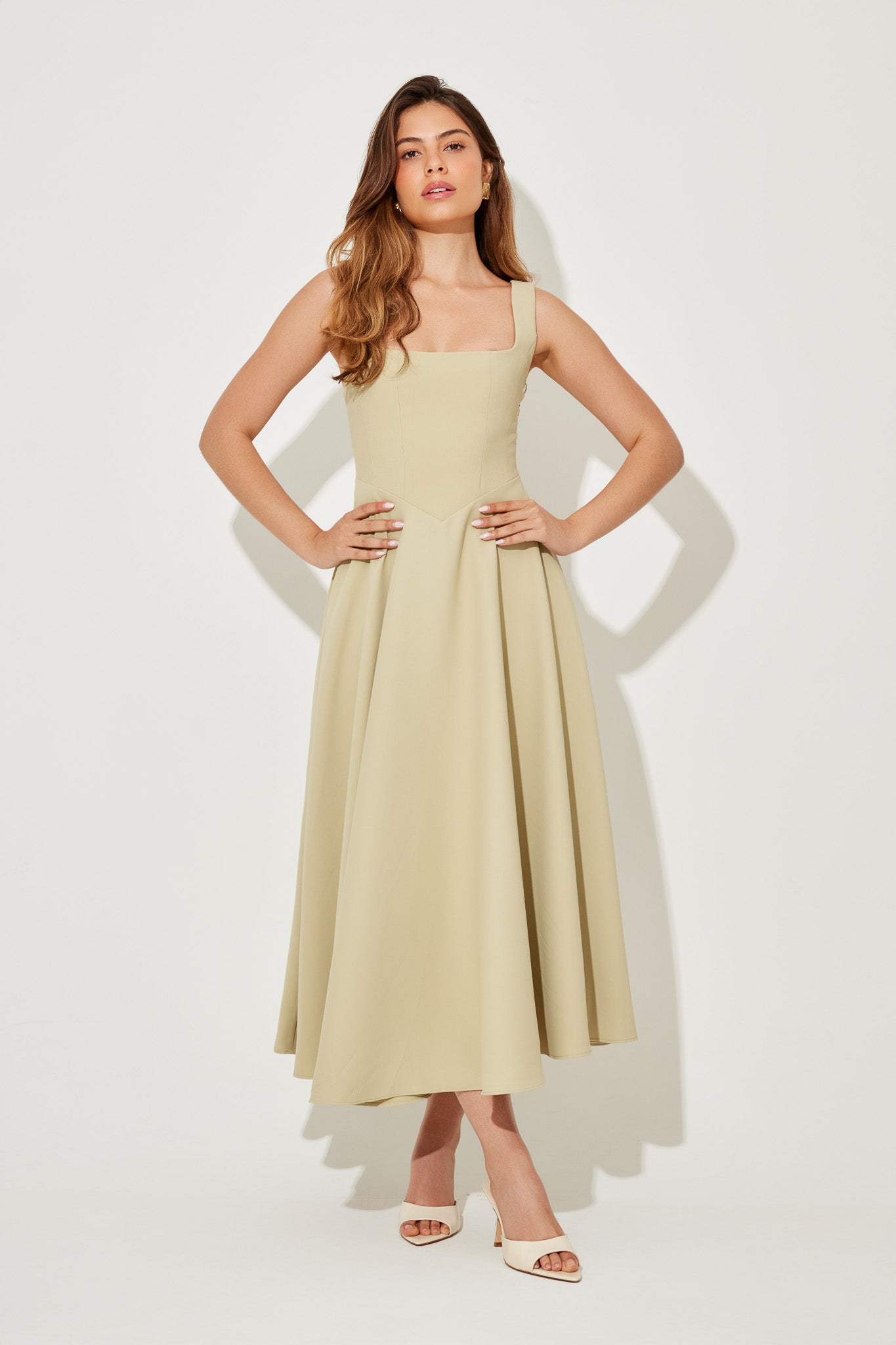 ZADIYA™ | Timeless Flowy Midi Dress