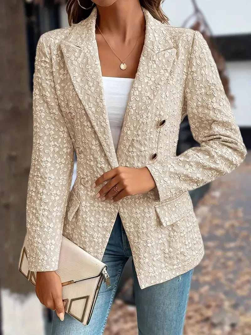 ZADIYA™ | Stylish Double Breasted Pockets Vintage Blazer