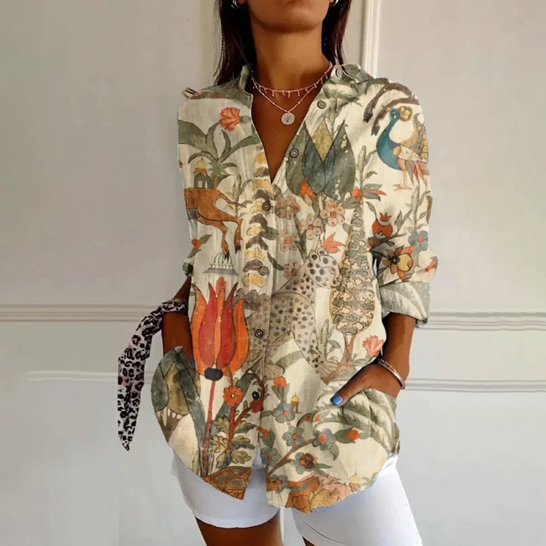 ZADIYA™ | BUTTON-UP SHIRT