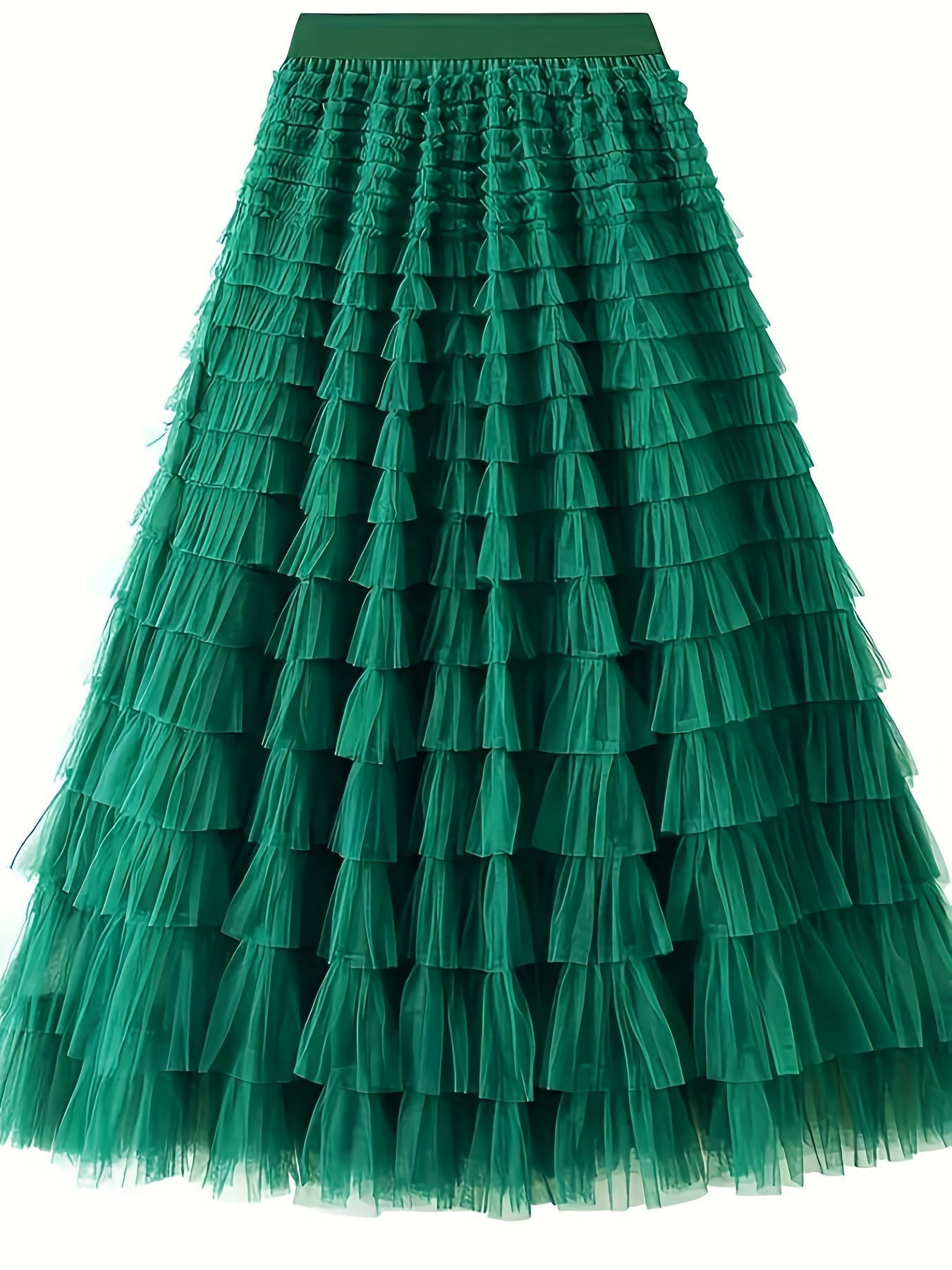 ZADIYA™ | Cascade Layered Hem Skirt