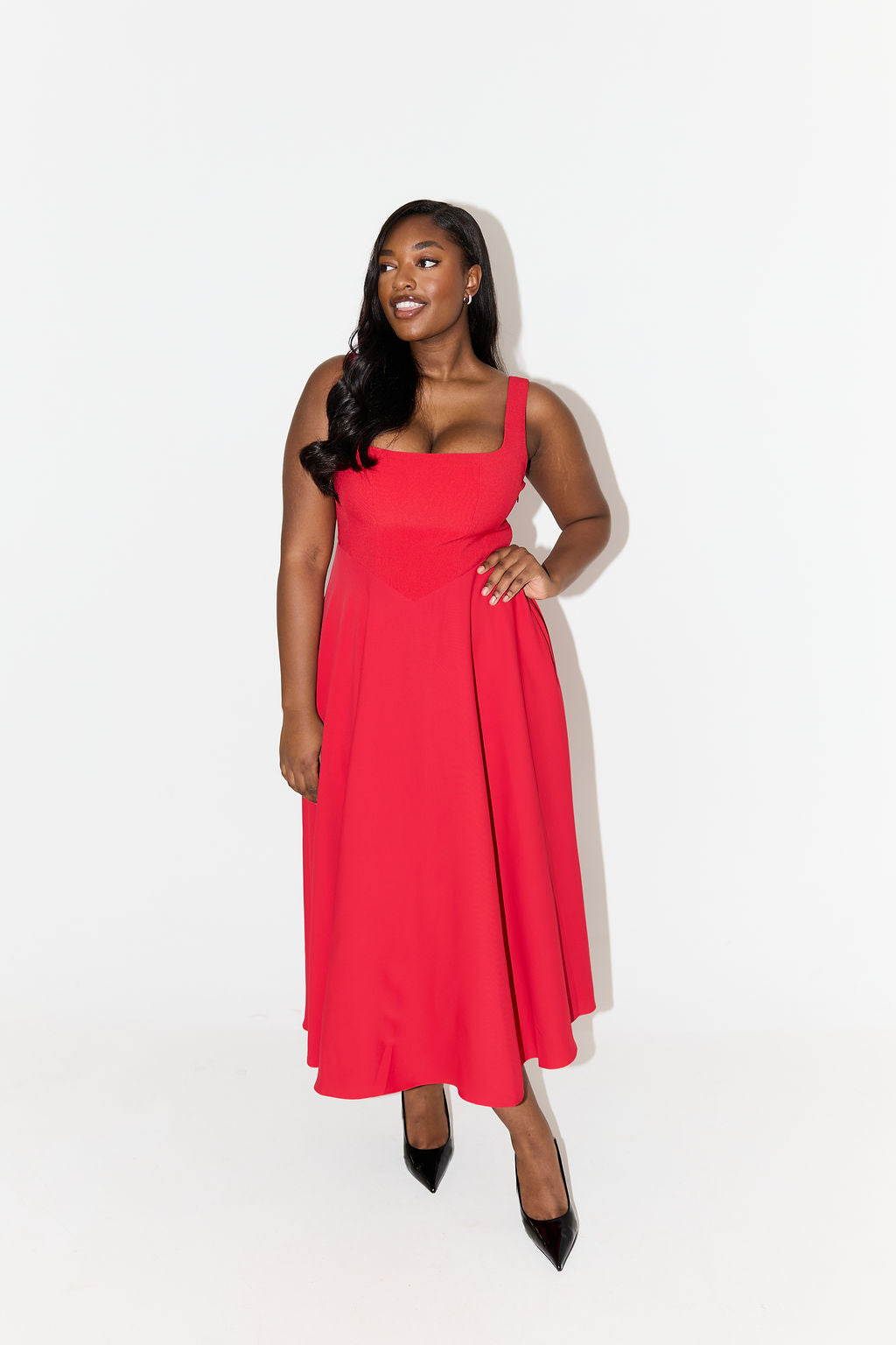 ZADIYA™ | Timeless Flowy Midi Dress