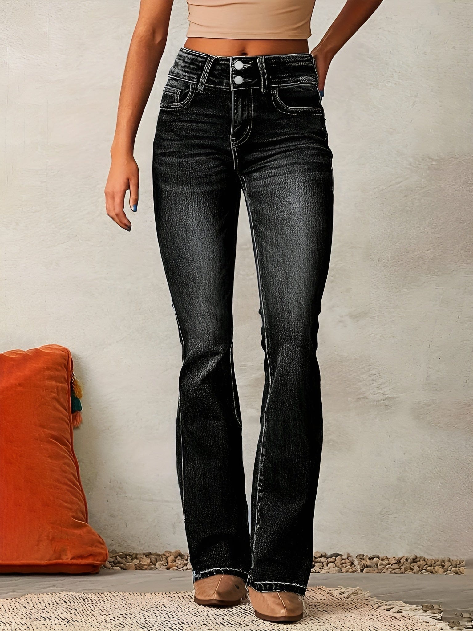 ZADIYA™ | Ivana High-Waisted Flared Jeans