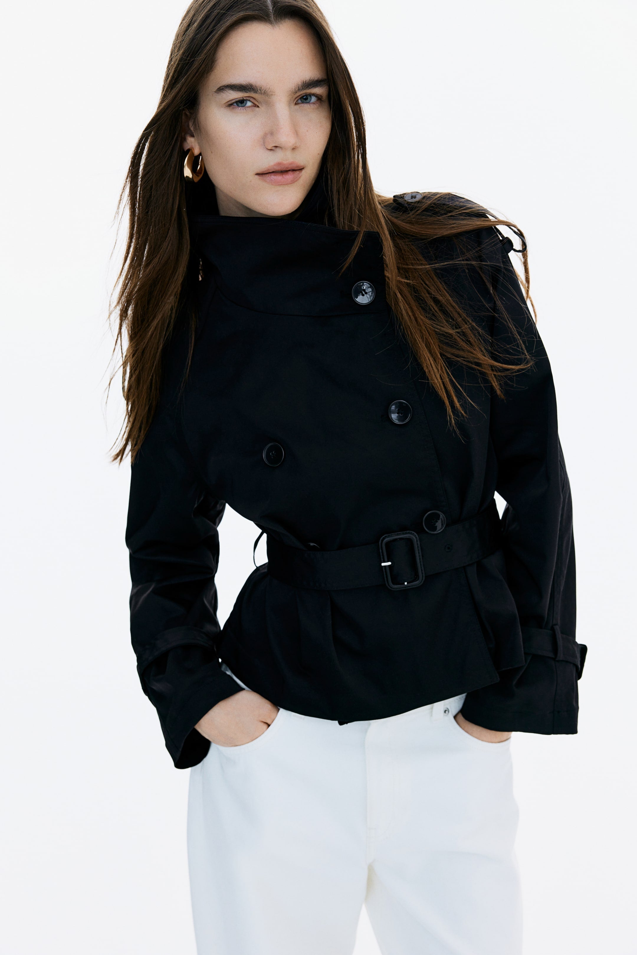 ZADIYA™ | Short Trench Coat