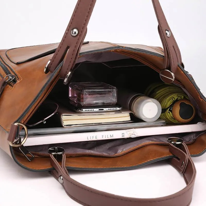 ZADIYA™ | LEATHER SHOULDER BAG