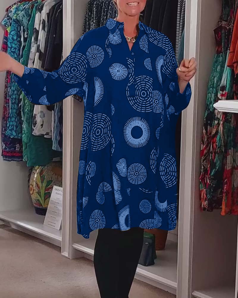 ZADIYA™ | Geometric Wrap Dress