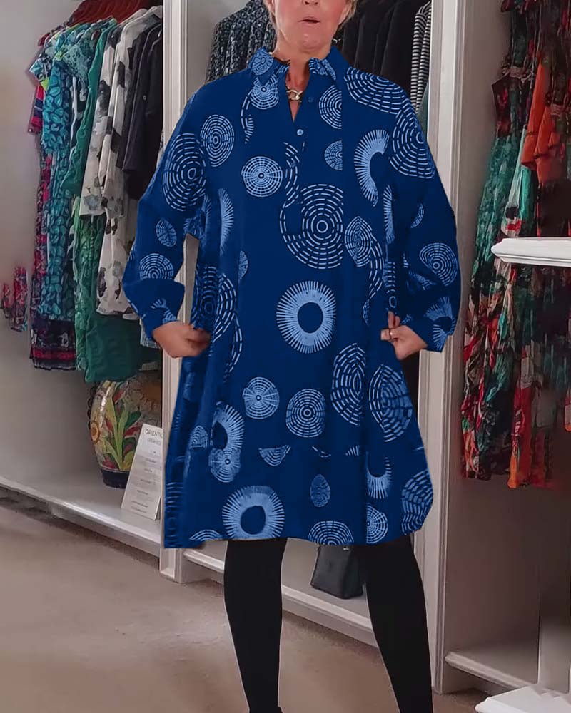 ZADIYA™ | Geometric Wrap Dress