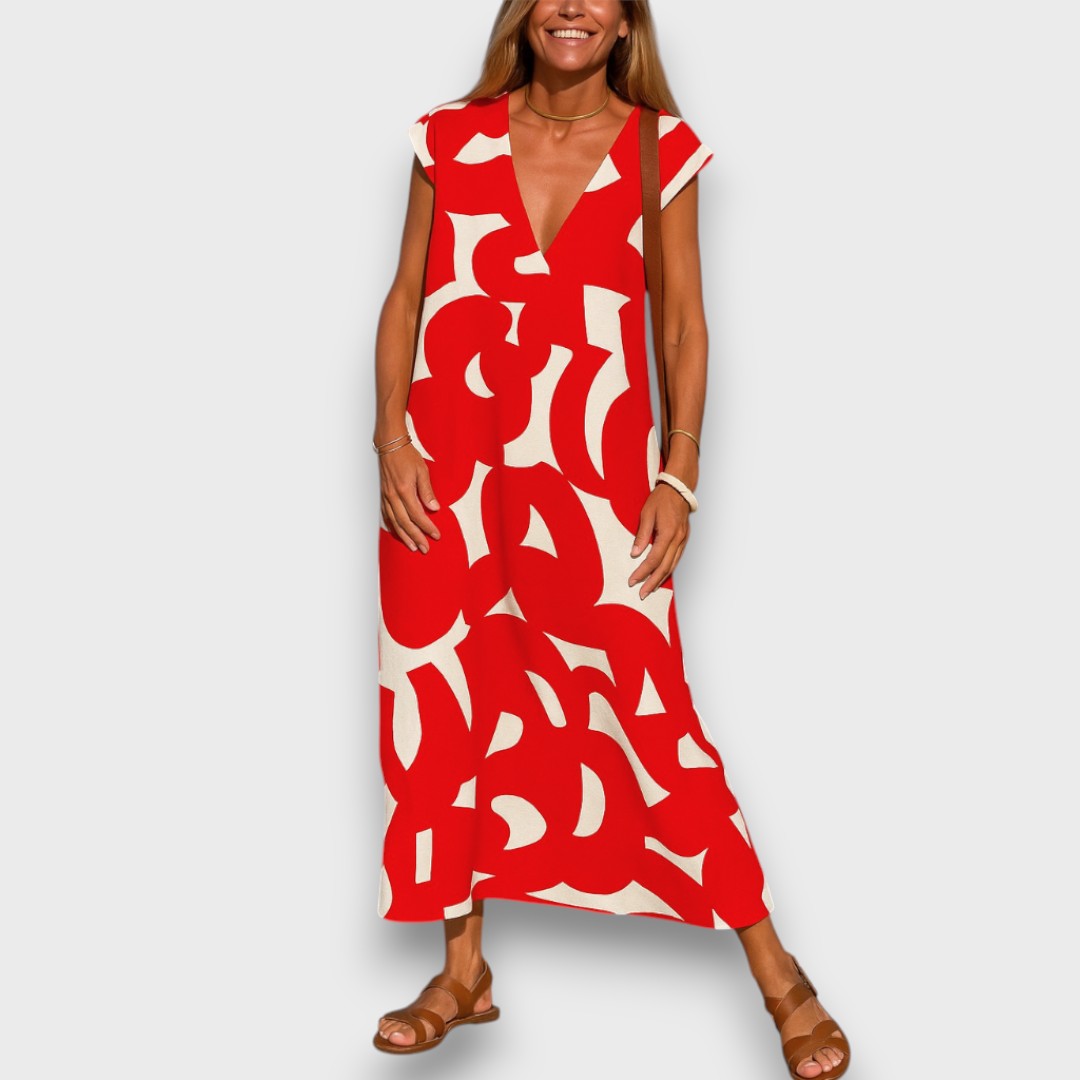 ZADIYA™ | Lightweight V-neck Dress