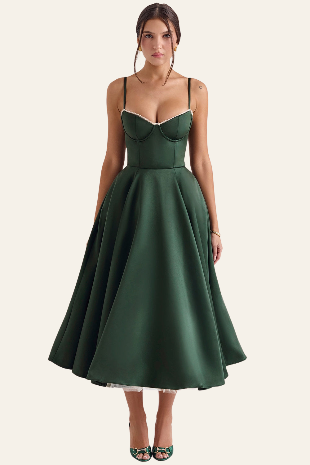 ZADIYA™ | TULLE MIDI DRESS