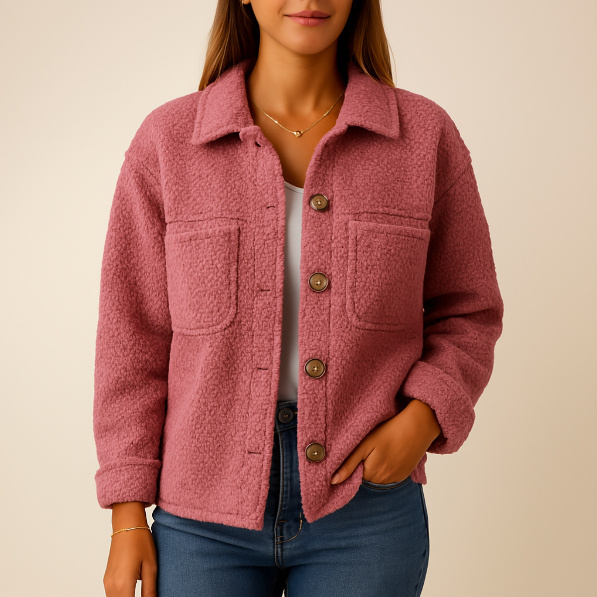 ZADIYA™ | CROPPED SPRING COAT