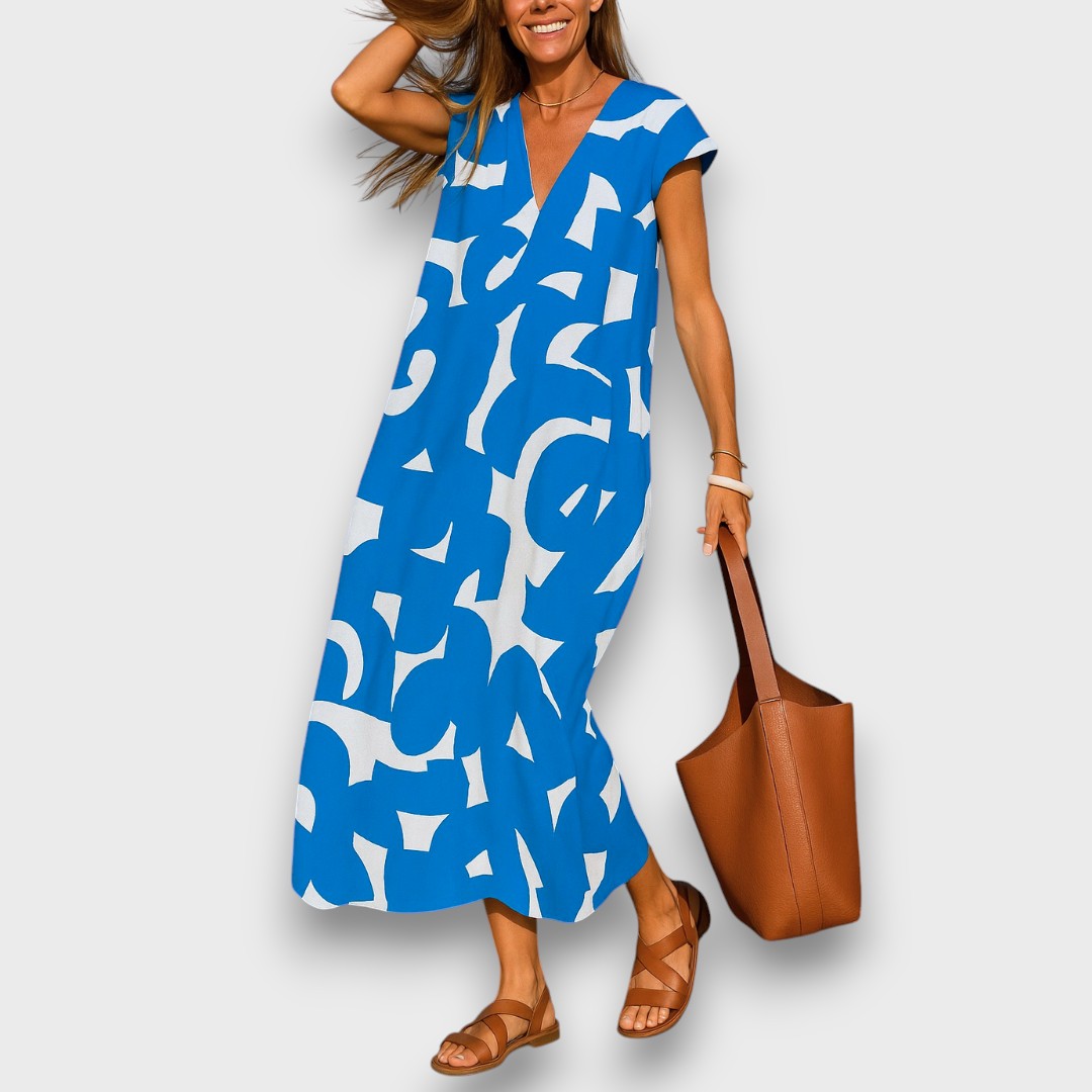 ZADIYA™ | Lightweight V-neck Dress