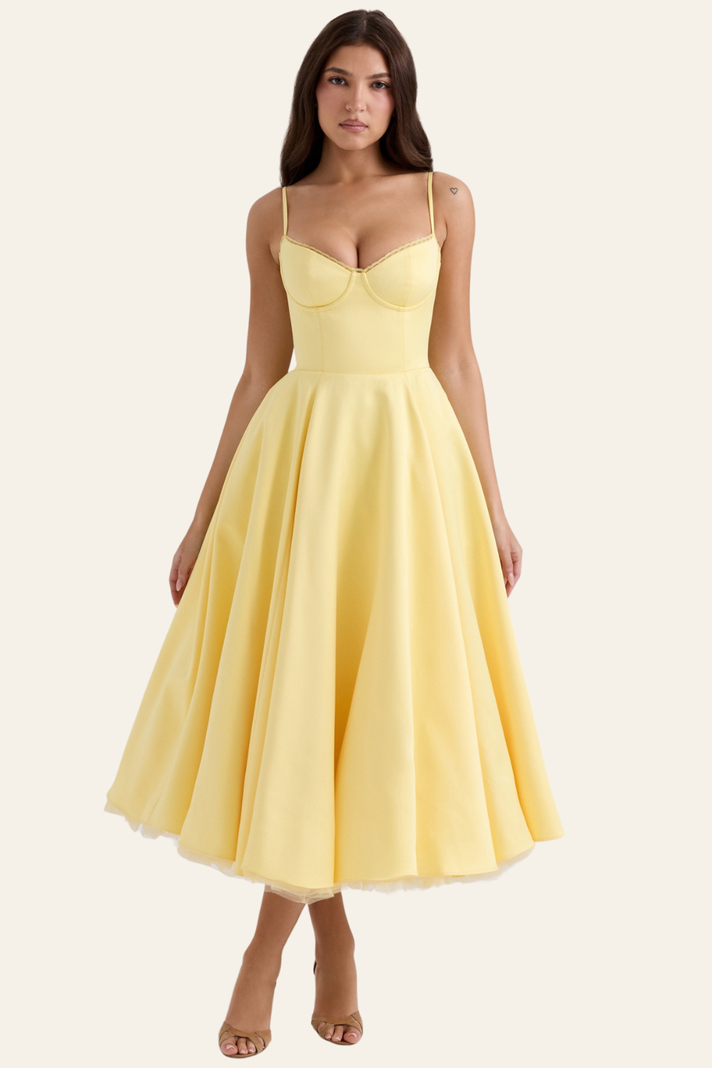 ZADIYA™ | TULLE MIDI DRESS