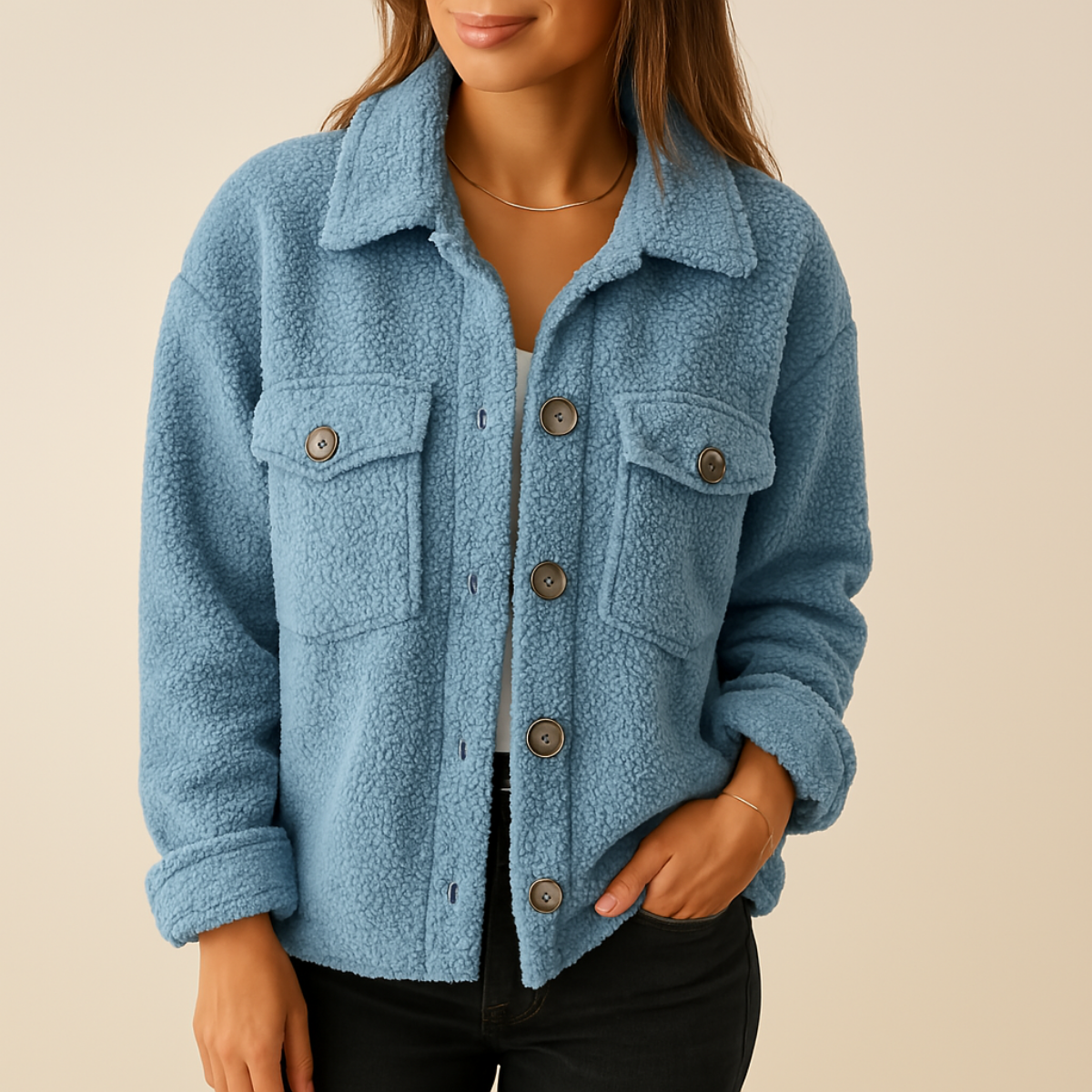 ZADIYA™ | CROPPED SPRING COAT