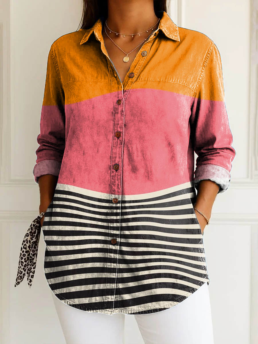 ZADIYA™ | GEOMETRIC BLOUSE