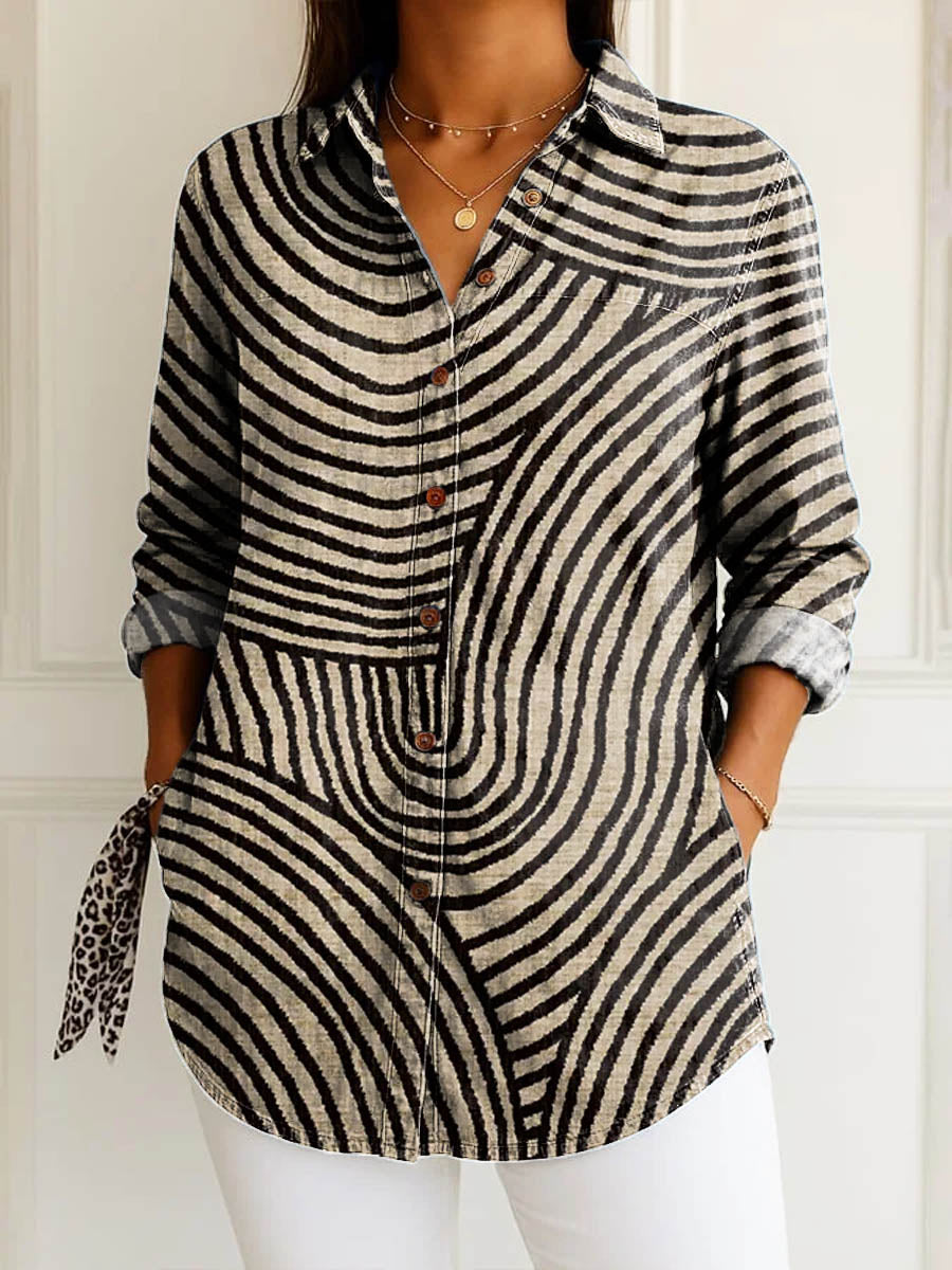 ZADIYA™ | GEOMETRIC BLOUSE