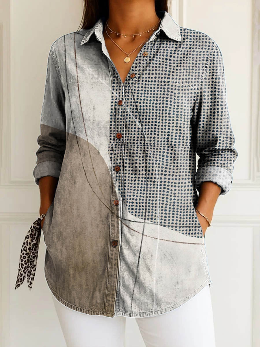 ZADIYA™ | GEOMETRIC BLOUSE