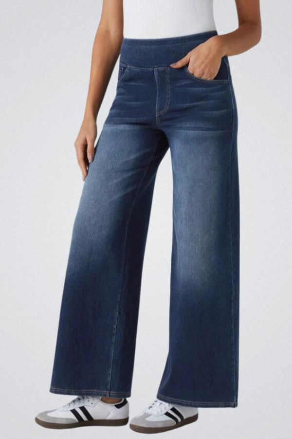 ZADIYA™ | HIGH WAIST WIDE LEG JEANS