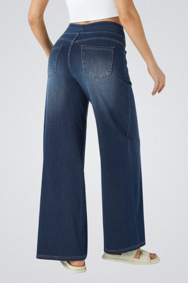 ZADIYA™ | HIGH WAIST WIDE LEG JEANS