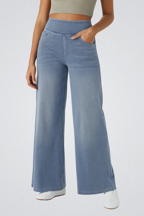 ZADIYA™ | HIGH WAIST WIDE LEG JEANS