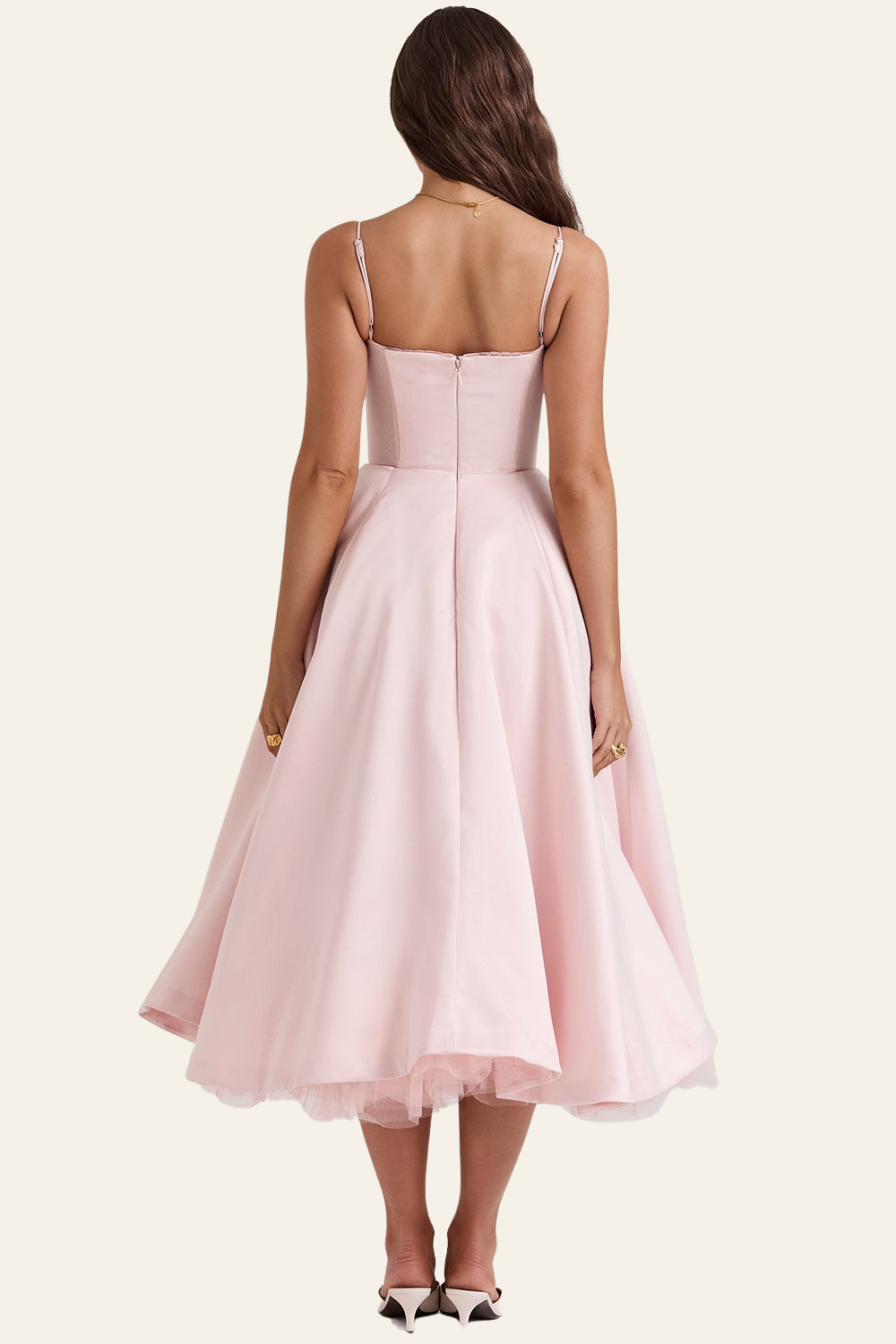 ZADIYA™ | TULLE MIDI DRESS
