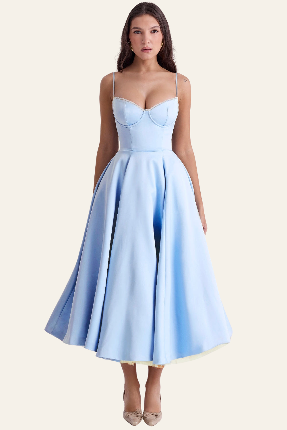 ZADIYA™ | TULLE MIDI DRESS