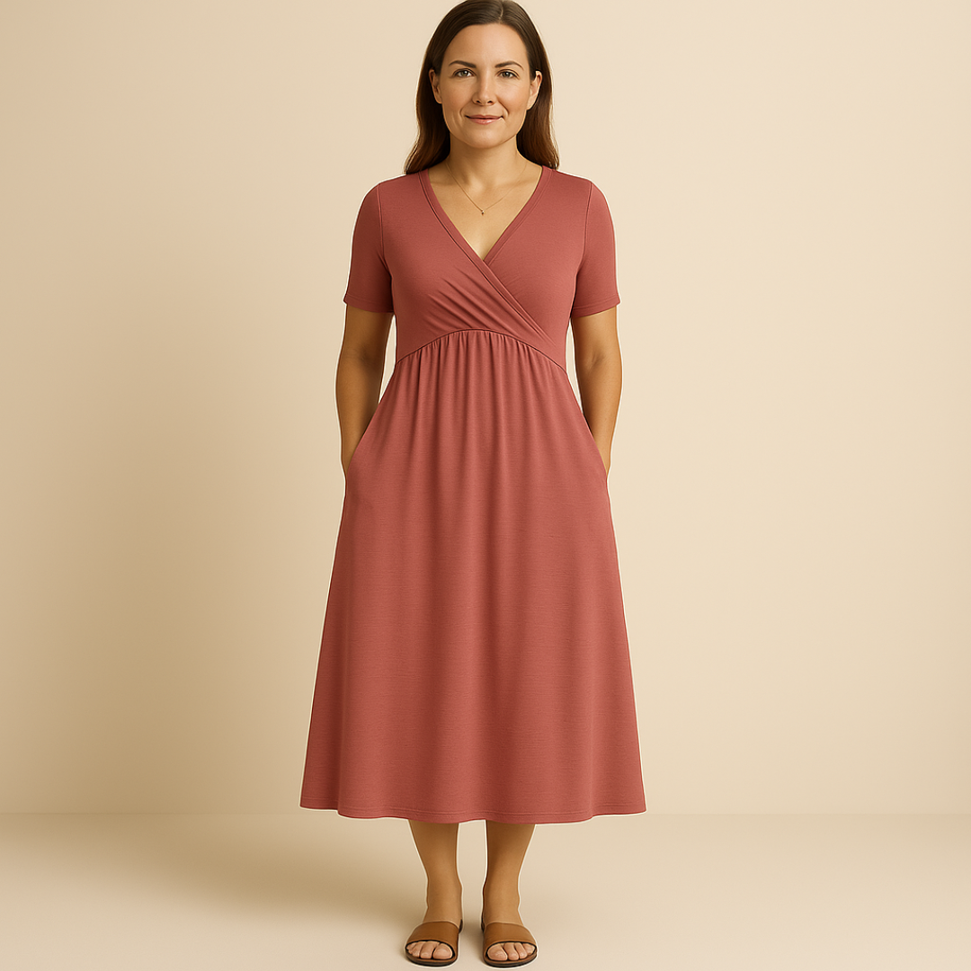 ZADIYA™ | AIRY A-LINE MAXI DRESS