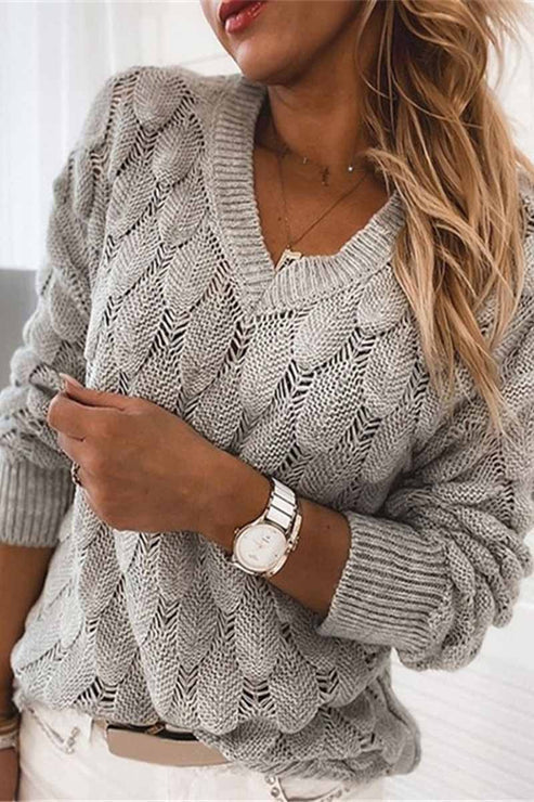 ZADIYA™ | Refined V-Neck Sweater