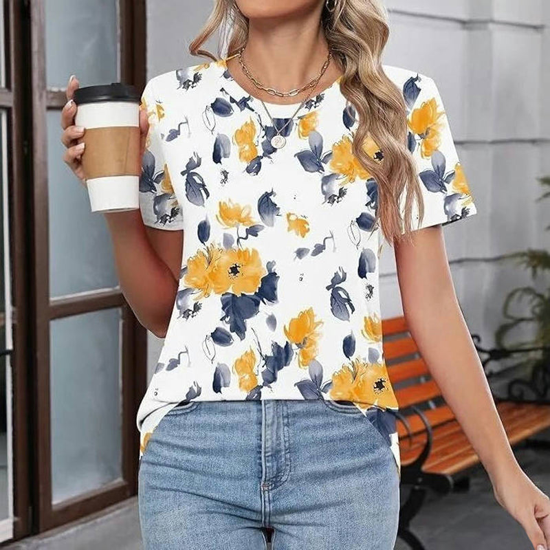 ZADIYA™ | VINTAGE FLORAL T-SHIRT