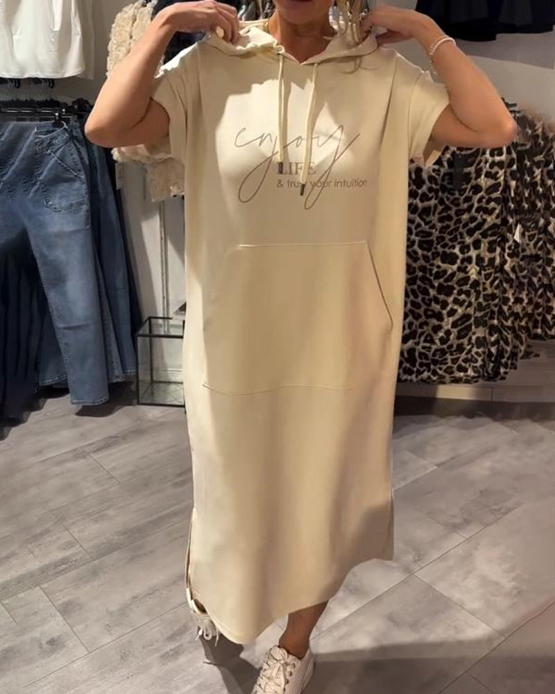 ZADIYA™ | Casual Hoodie Dress