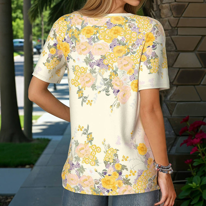 ZADIYA™ | ELEGANT FLORAL BLOUSE