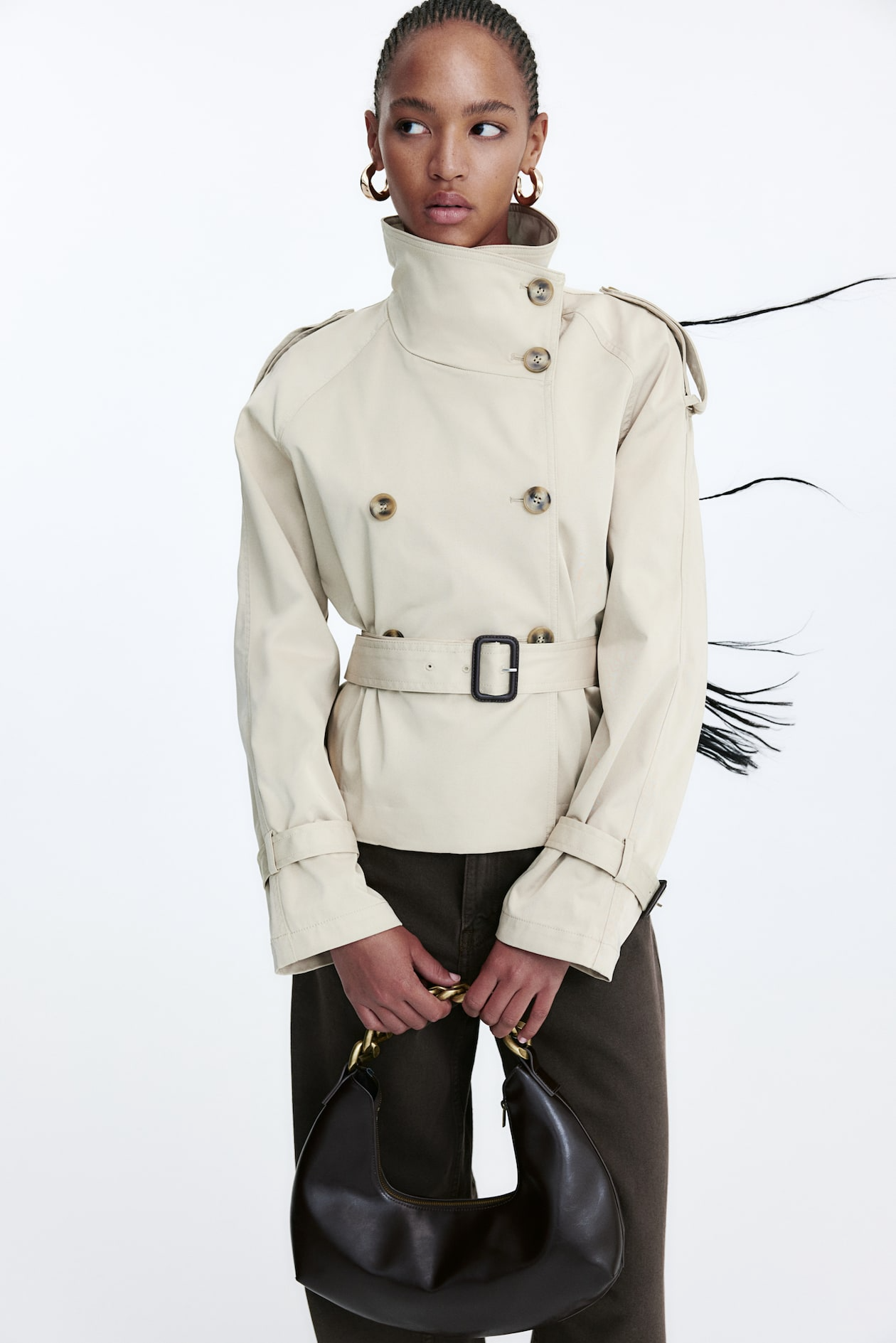 ZADIYA™ | Short Trench Coat