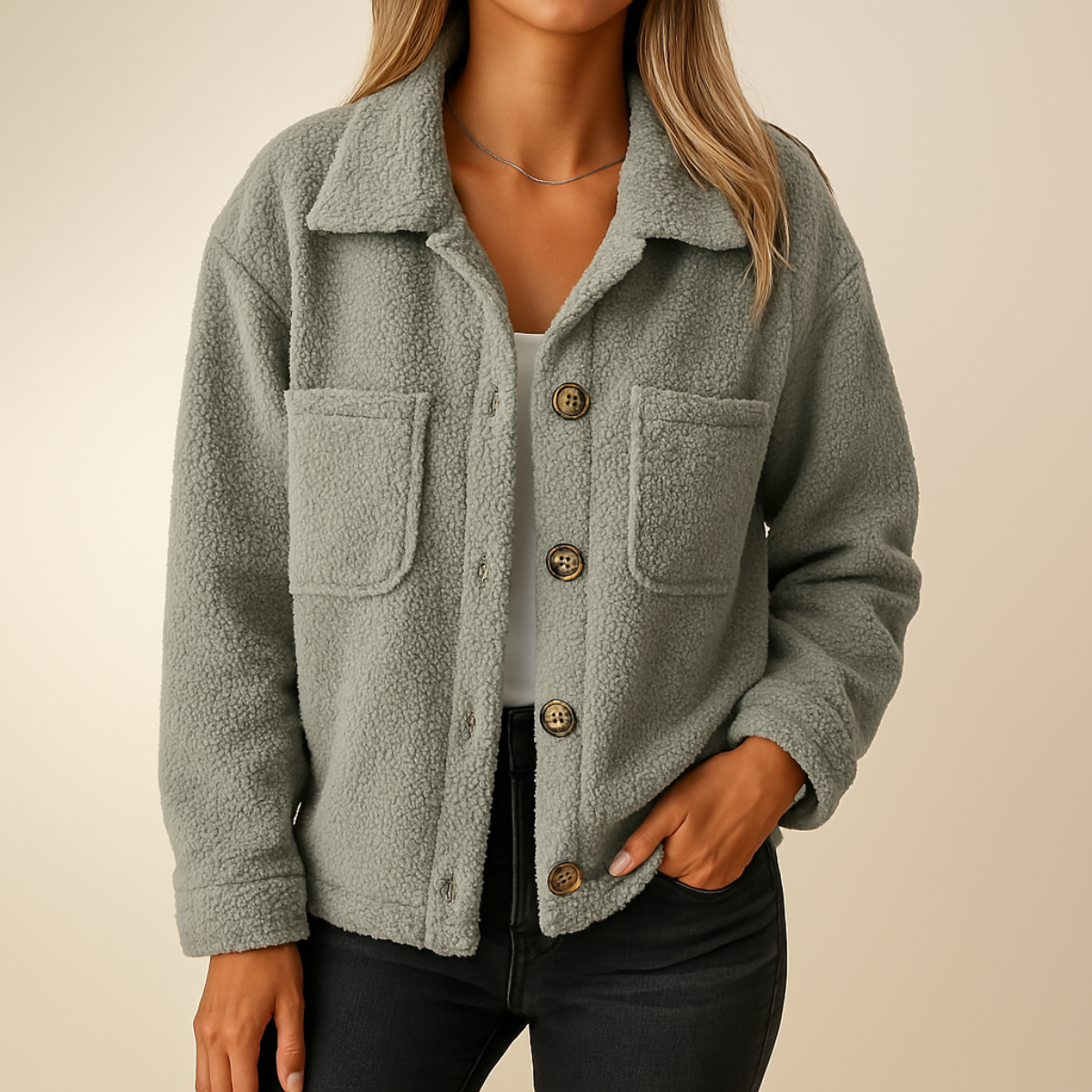 ZADIYA™ | CROPPED SPRING COAT