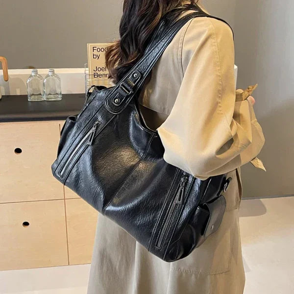 ZADIYA™ | LEATHER TOTE BAG