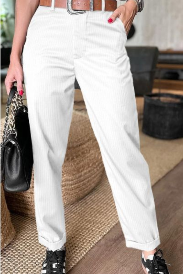 ZADIYA™ | LIMITED EDITION STRIPED SHAPING TROUSERS