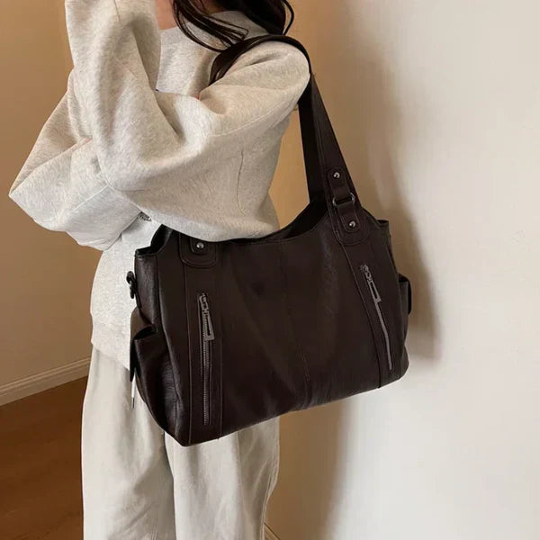 ZADIYA™ | LEATHER TOTE BAG
