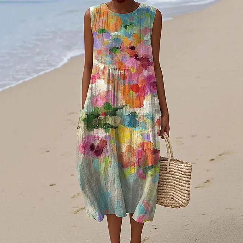 ZADIYA™ | VINTAGE COLOURFUL DRESS