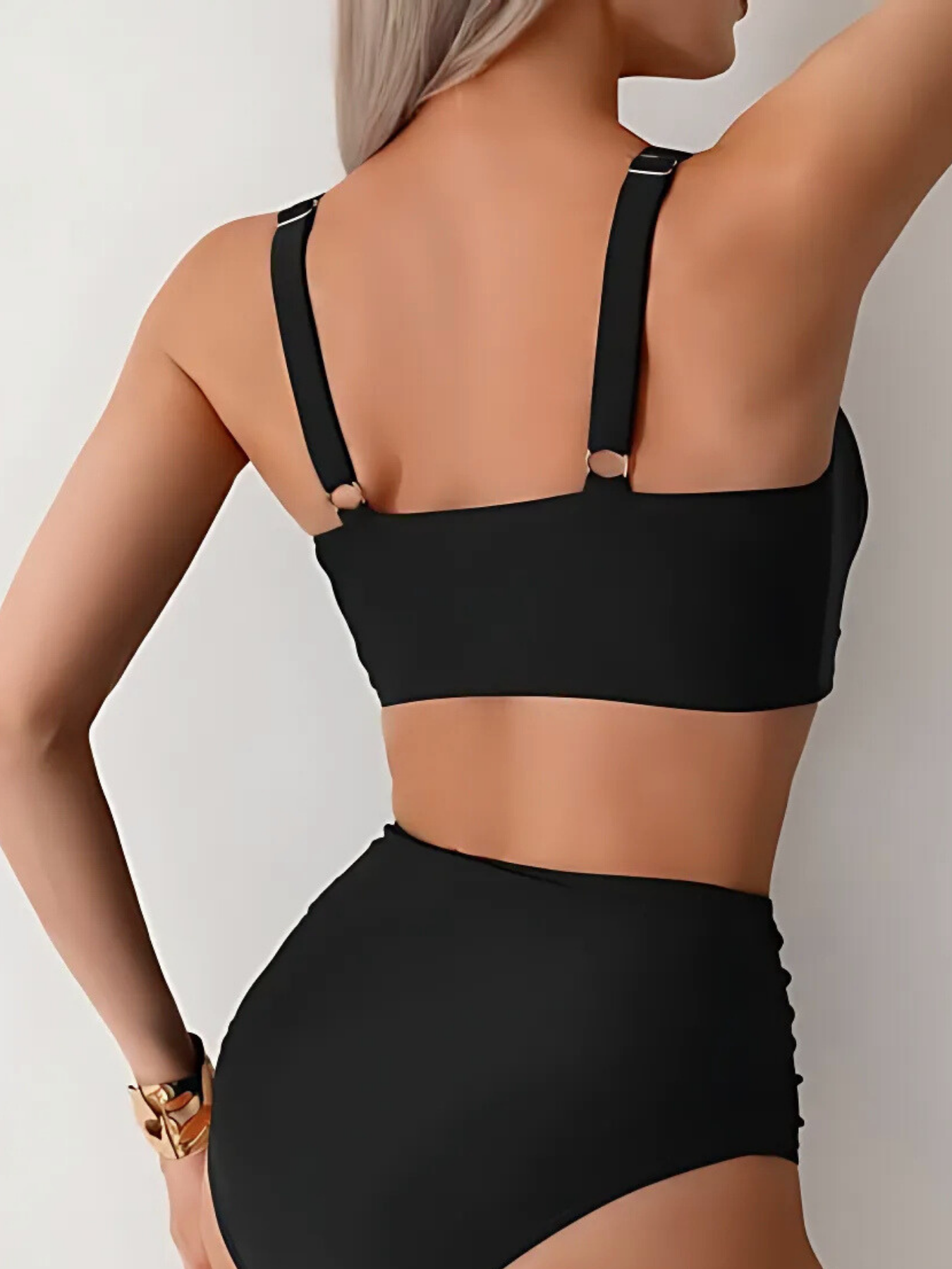 ZADIYA™ | Bandeau Bikini with Frills