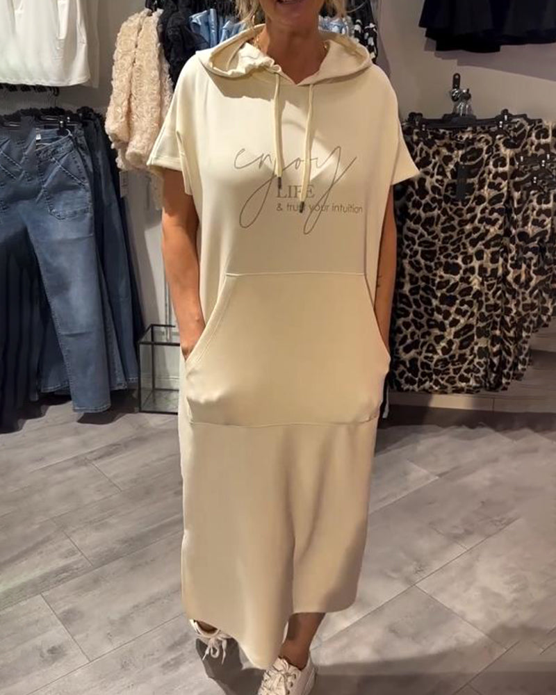 ZADIYA™ | Casual Hoodie Dress